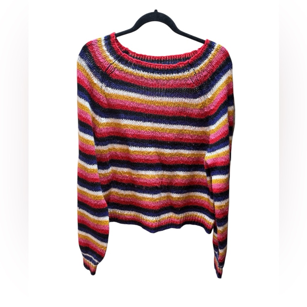 Almost Famous Multicolor Striped Sweater - Picture 3 of 8